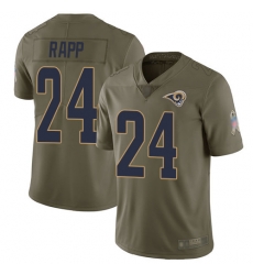 Rams 24 Taylor Rapp Olive Men Stitched Football Limited 2017 Salute To Service Jersey Rams 24 Taylor Rapp Olive Men Stitched Football Limited 2017 Salute To Service Jersey