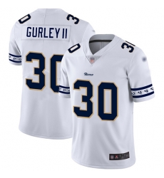 Rams 30 Todd Gurley II White Mens Stitched Football Limited Team Logo Fashion Jersey Rams 30 Todd Gurley II White Mens Stitched Football Limited Team Logo Fashion Jersey