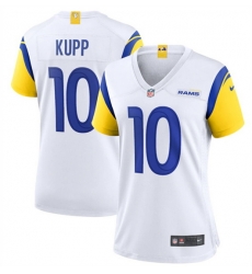 Women Los Angeles Rams 10 Cooper Kupp White Vapor Untouchable Limited Stitched Jersey Women Los Angeles Rams 10 Cooper Kupp White Vapor Untouchable Limited Stitched Jersey