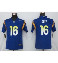 Women Nike Los Angeles Rams 16 Jared Goff Royal 2020 New Vapor Untouchable Limited Jersey Women Nike Los Angeles Rams 16 Jared Goff Royal 2020 New Vapor Untouchable Limited Jersey