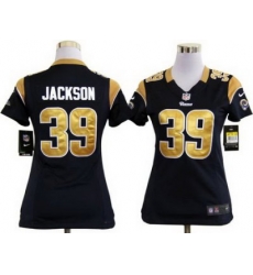 Women Nike St. Louis Rams 39# Steven Jackson Dark Blue Nike NFL Jerseys Women Nike St. Louis Rams 39# Steven Jackson Dark Blue Nike NFL Jerseys