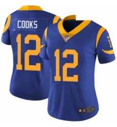 Womens Nike Los Angeles Rams 12 Brandin Cooks Royal Blue Alternate Vapor Untouchable Limited Player NFL Jersey Womens Nike Los Angeles Rams 12 Brandin Cooks Royal Blue Alternate Vapor Untouchable Limited Player NFL Jersey