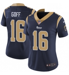Womens Nike Los Angeles Rams 16 Jared Goff Elite Navy Blue Team Color NFL Jersey Womens Nike Los Angeles Rams 16 Jared Goff Elite Navy Blue Team Color NFL Jersey
