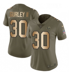 Womens Nike Los Angeles Rams 30 Todd Gurley Limited OliveGold 2017 Salute to Service NFL Jersey Womens Nike Los Angeles Rams 30 Todd Gurley Limited OliveGold 2017 Salute to Service NFL Jersey