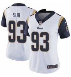 Womens Nike Los Angeles Rams 93 Ndamukong Suh White Vapor Untouchable Elite Player NFL Jersey Womens Nike Los Angeles Rams 93 Ndamukong Suh White Vapor Untouchable Elite Player NFL Jersey
