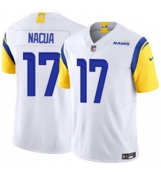 Youth Los Angeles Rams 17 Puka Nacua White 2023 F U S E Vapor Untouchable Limited Stitched Jersey Youth Los Angeles Rams 17 Puka Nacua White 2023 F U S E Vapor Untouchable Limited Stitched Jersey