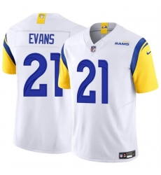 Youth Los Angeles Rams 21 Zach Evans White 2024 F U S E Vapor Untouchable Stitched Football Jersey Youth Los Angeles Rams 21 Zach Evans White 2024 F U S E Vapor Untouchable Stitched Football Jersey