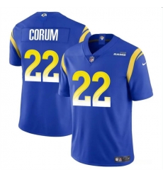 Youth Los Angeles Rams 22 Blake Corum Blue 2024 Draft Vapor Untouchable Stitched Football Jersey Youth Los Angeles Rams 22 Blake Corum Blue 2024 Draft Vapor Untouchable Stitched Football Jersey