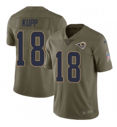 Youth Nike Los Angeles Rams 18 Cooper Kupp Limited Olive 2017 Salute to Service NFL Jersey Youth Nike Los Angeles Rams 18 Cooper Kupp Limited Olive 2017 Salute to Service NFL Jersey