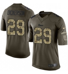 Youth Nike Los Angeles Rams 29 Eric Dickerson Elite Green Salute to Service NFL Jersey Youth Nike Los Angeles Rams 29 Eric Dickerson Elite Green Salute to Service NFL Jersey