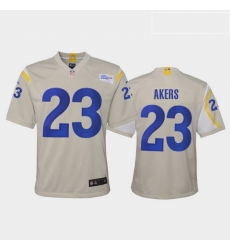 Youth Nike Rams 23 Cam Akers Bone Vapor Limited Jersey Youth Nike Rams 23 Cam Akers Bone Vapor Limited Jersey