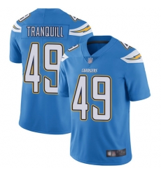Chargers 49 Drue Tranquill Electric Blue Alternate Men Stitched Football Vapor Untouchable Limited Jersey Chargers 49 Drue Tranquill Electric Blue Alternate Men Stitched Football Vapor Untouchable Limited Jersey