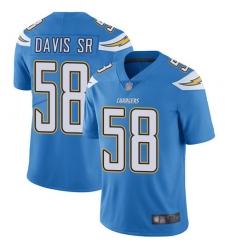 Chargers 58 Thomas Davis Sr Electric Blue Alternate Mens Stitched Football Vapor Untouchable Limit Chargers 58 Thomas Davis Sr Electric Blue Alternate Mens Stitched Football Vapor Untouchable Limit