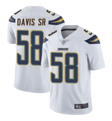 Chargers 58 Thomas Davis Sr White Mens Stitched Football Vapor Untouchable Limited Jersey Chargers 58 Thomas Davis Sr White Mens Stitched Football Vapor Untouchable Limited Jersey