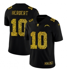 Los Angeles Chargers 10 Justin Herbert Men Nike Leopard Print Fashion Vapor Limited NFL Jersey Black Los Angeles Chargers 10 Justin Herbert Men Nike Leopard Print Fashion Vapor Limited NFL Jersey Black