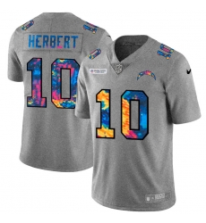 Los Angeles Chargers 10 Justin Herbert Men Nike Multi Color 2020 NFL Crucial Catch NFL Jersey Greyheather Los Angeles Chargers 10 Justin Herbert Men Nike Multi Color 2020 NFL Crucial Catch NFL Jersey Greyheather