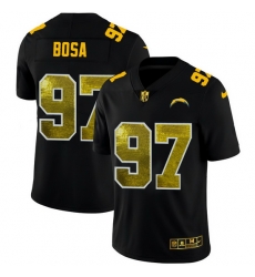 Los Angeles Chargers 97 Joey Bosa Men Black Nike Golden Sequin Vapor Limited NFL Jersey Los Angeles Chargers 97 Joey Bosa Men Black Nike Golden Sequin Vapor Limited NFL Jersey