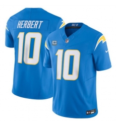Men Los Angeles Chargers 10 Justin Herbert Blue 2024 F U S E With 4 Star C Patch Vapor Untouchable Limited Stitched Jersey Men Los Angeles Chargers 10 Justin Herbert Blue 2024 F U S E With 4 Star C Patch Vapor Untouchable Limited Stitched Jersey