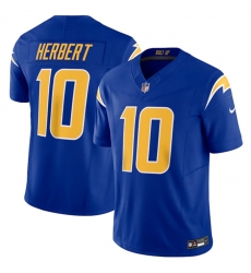 Men Los Angeles Chargers 10 Justin Herbert Royal 2023 F U S E Vapor Untouchable Limited Stitched Jersey Men Los Angeles Chargers 10 Justin Herbert Royal 2023 F U S E Vapor Untouchable Limited Stitched Jersey