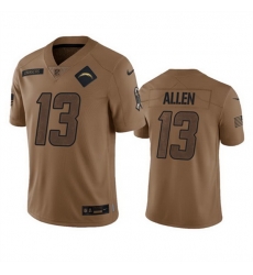 Men Los Angeles Chargers 13 Keenan Allen 2023 Brown Salute To Service Limited Stitched Jersey Men Los Angeles Chargers 13 Keenan Allen 2023 Brown Salute To Service Limited Stitched Jersey