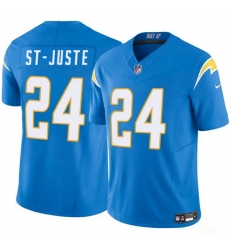 Men Los Angeles Chargers 24 Benjamin St Juste Blue 2024 F U S E Vapor Limited Stitched Football Jersey Men Los Angeles Chargers 24 Benjamin St Juste Blue 2024 F U S E Vapor Limited Stitched Football Jersey