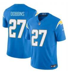 Men Los Angeles Chargers 27 J K Dobbins Blue 2024 F U S E Vapor Limited Stitched Football Jersey Men Los Angeles Chargers 27 J K Dobbins Blue 2024 F U S E Vapor Limited Stitched Football Jersey