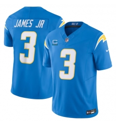 Men Los Angeles Chargers 3 Derwin James Jr Light Blue 2023 F U S E With 3 Star C Patch Vapor Untouchable Limited Stitched Jersey Men Los Angeles Chargers 3 Derwin James Jr Light Blue 2023 F U S E With 3 Star C Patch Vapor Untouchable Limited Stitched Jersey