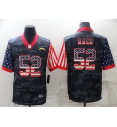 Men Los Angeles Chargers 52 Khalil Mack Camo USA Flag Limited Stitched jersey Men Los Angeles Chargers 52 Khalil Mack Camo USA Flag Limited Stitched jersey