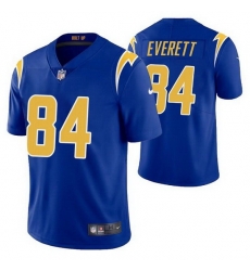 Men Los Angeles Chargers 84 Gerald Everett Royal Vapor Untouchable Limited Stitched jersey Men Los Angeles Chargers 84 Gerald Everett Royal Vapor Untouchable Limited Stitched jersey