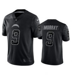 Men Los Angeles Chargers 9 Kenneth Murray Black Reflective Limited Stitched Football Jersey Men Los Angeles Chargers 9 Kenneth Murray Black Reflective Limited Stitched Football Jersey