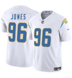 Men Los Angeles Chargers 96 Naquan Jones White 2024 F U S E Vapor Limited Stitched Football Jersey Men Los Angeles Chargers 96 Naquan Jones White 2024 F U S E Vapor Limited Stitched Football Jersey
