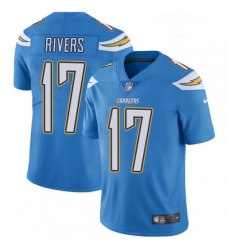 Men Nike Los Angeles Chargers 17 Philip Rivers Electric Blue Alternate Vapor Untouchable Limited Player NFL Jersey Men Nike Los Angeles Chargers 17 Philip Rivers Electric Blue Alternate Vapor Untouchable Limited Player NFL Jersey