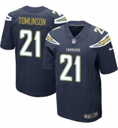 Men Nike Los Angeles Chargers 21 LaDainian Tomlinson Elite Navy Blue Team Color NFL Jersey Men Nike Los Angeles Chargers 21 LaDainian Tomlinson Elite Navy Blue Team Color NFL Jersey