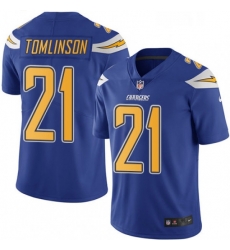 Men Nike Los Angeles Chargers 21 LaDainian Tomlinson Limited Electric Blue Rush Vapor Untouchable NFL Jersey Men Nike Los Angeles Chargers 21 LaDainian Tomlinson Limited Electric Blue Rush Vapor Untouchable NFL Jersey