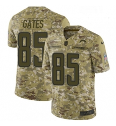 Men Nike Los Angeles Chargers 85 Antonio Gates Limited Camo 2018 Salute to Service NFL Jersey Men Nike Los Angeles Chargers 85 Antonio Gates Limited Camo 2018 Salute to Service NFL Jersey