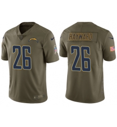 Mens Chargers casey hayward olive 2017 salute to service jersey Mens Chargers casey hayward olive 2017 salute to service jersey