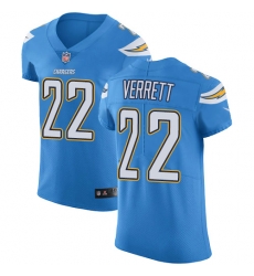 Nike Chargers #22 Jason Verrett Electric Blue Alternate Mens Stitched NFL Vapor Untouchable Elite Jersey Nike Chargers #22 Jason Verrett Electric Blue Alternate Mens Stitched NFL Vapor Untouchable Elite Jersey