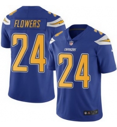 Nike Chargers #24 Brandon Flowers Electric Blue Mens Stitched NFL Limited Rush Jersey Nike Chargers #24 Brandon Flowers Electric Blue Mens Stitched NFL Limited Rush Jersey