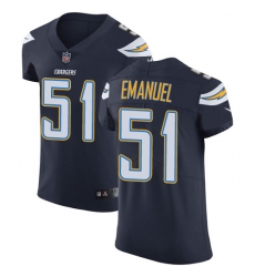 Nike Chargers #51 Kyle Emanuel Navy Blue Team Color Mens Stitched NFL Vapor Untouchable Elite Jersey Nike Chargers #51 Kyle Emanuel Navy Blue Team Color Mens Stitched NFL Vapor Untouchable Elite Jersey
