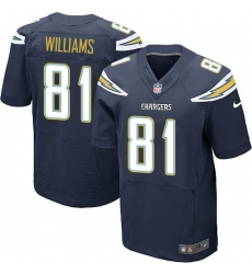 Nike Chargers #81 Mike Williams Navy Blue Team Color Mens Stitched NFL New Elite Jersey Nike Chargers #81 Mike Williams Navy Blue Team Color Mens Stitched NFL New Elite Jersey