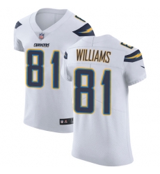 Nike Chargers #81 Mike Williams White Mens Stitched NFL Vapor Untouchable Elite Jersey Nike Chargers #81 Mike Williams White Mens Stitched NFL Vapor Untouchable Elite Jersey