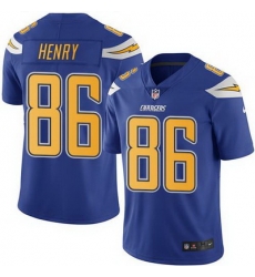 Nike Chargers #86 Hunter Henry Electric Blue Mens Stitched NFL Limited Rush Jersey Nike Chargers #86 Hunter Henry Electric Blue Mens Stitched NFL Limited Rush Jersey