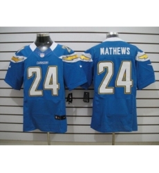 Nike San Diego Chargers 24 Ryan Mathews Light Blue Elite NFL Jersey Nike San Diego Chargers 24 Ryan Mathews Light Blue Elite NFL Jersey