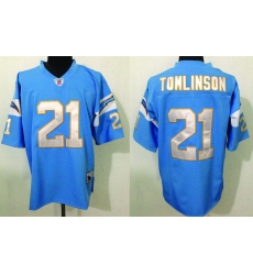 San Diego Chargers 21 L.Tomlinson light blue Throwback jerseys San Diego Chargers 21 L.Tomlinson light blue Throwback jerseys