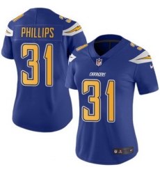 Nike Chargers 31 Adrian Phillips Electric Blue Womens Stitched NFL Limited Rush Jersey Nike Chargers 31 Adrian Phillips Electric Blue Womens Stitched NFL Limited Rush Jersey
