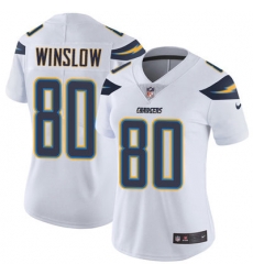 Nike Chargers #80 Kellen Winslow White Womens Stitched NFL Vapor Untouchable Limited Jersey Nike Chargers #80 Kellen Winslow White Womens Stitched NFL Vapor Untouchable Limited Jersey