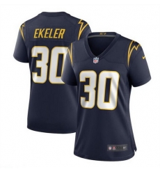 Women Los Angeles Chargers 30 Austin Ekeler Navy Stitched Jersey Run Small Women Los Angeles Chargers 30 Austin Ekeler Navy Stitched Jersey Run Small
