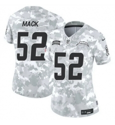 Women Los Angeles Chargers 52 Khalil Mack 2024 F U S E Arctic Camo Salute To Service Limited Stitched Football Jersey Women Los Angeles Chargers 52 Khalil Mack 2024 F U S E Arctic Camo Salute To Service Limited Stitched Football Jersey