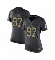 Womens Los Angeles Chargers 97 Joey Bosa Limited Black 2016 Salute to Service Football Jersey Womens Los Angeles Chargers 97 Joey Bosa Limited Black 2016 Salute to Service Football Jersey