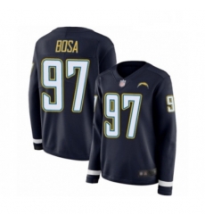 Womens Los Angeles Chargers 97 Joey Bosa Limited Navy Blue Therma Long Sleeve Football Jersey Womens Los Angeles Chargers 97 Joey Bosa Limited Navy Blue Therma Long Sleeve Football Jersey